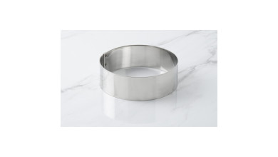 Cercle inox à mousse - Diamètre 12 cm - Cercle 12 cm