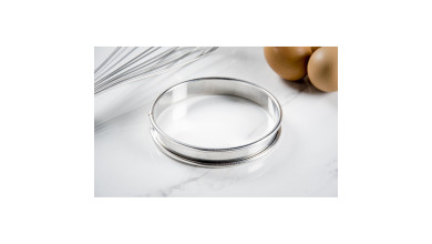 Cercle inox à tarte - Diamètre 12 cm - Cercle à tarte 12 cm