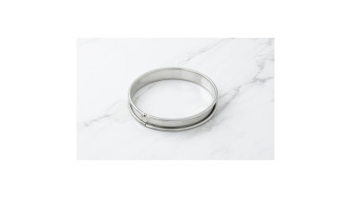 Cercle inox à tarte - Diamètre 12 cm - Cercle à tarte 12 cm