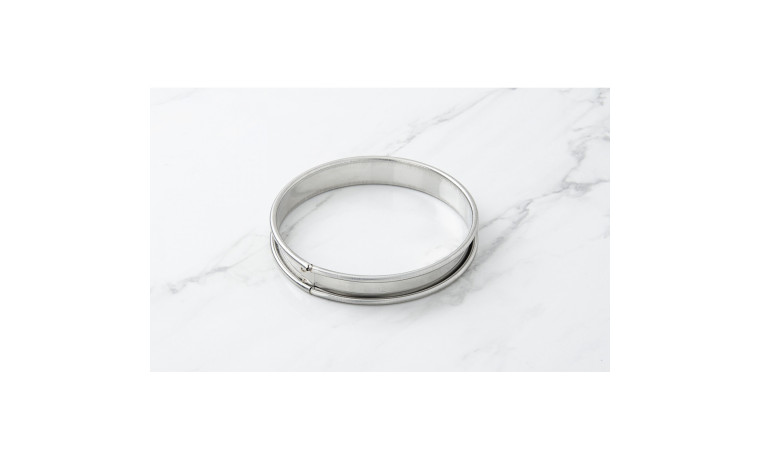 Cercle inox à tarte - Diamètre 12 cm - Cercle à tarte 12 cm