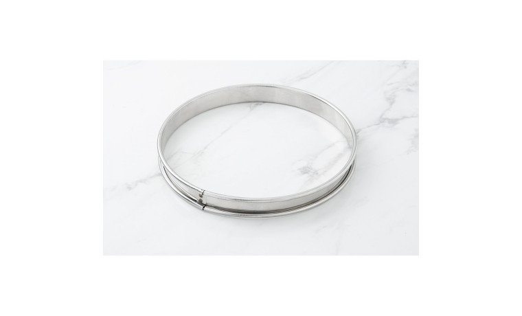 Cercle inox à tarte - Diamètre 14 cm - Cercle à tarte 14 cm