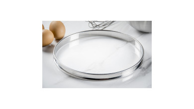 Cercle inox à tarte - Diamètre 24 cm - Cercle à tarte 24 cm