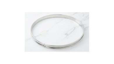 Cercle inox à tarte - Diamètre 28 cm - Cercle à tarte 28 cm