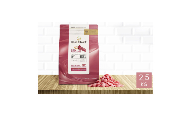 Chocolat Ruby RB1 47% pistoles 400 grammes