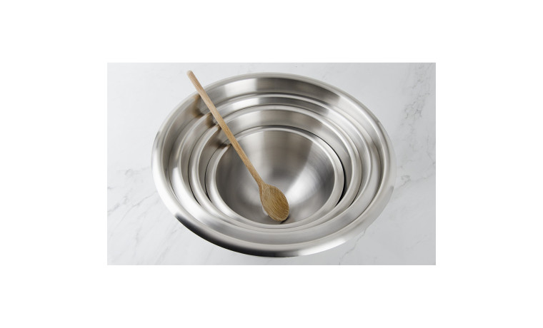 Bassine inox demi-ronde 35 cm - Bassine 35 cm