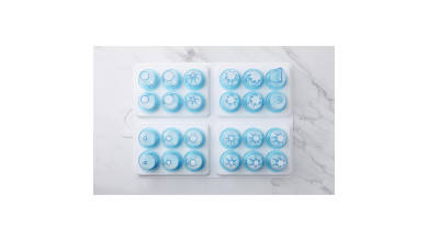 Boîte de 24 douilles polycarbonate choix du patissier - Boîte de 24 douilles