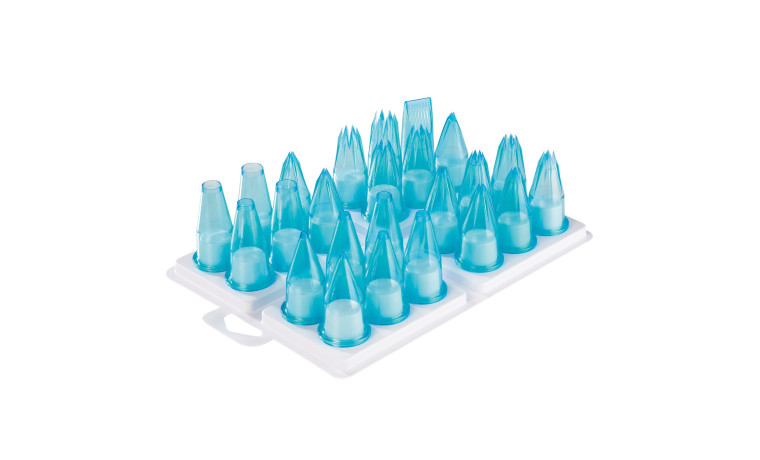 Boîte de 24 douilles polycarbonate choix du patissier - Boîte de 24 douilles