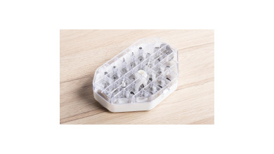 Boîte de 26 douilles décor fin - Boîte de 26 douilles
