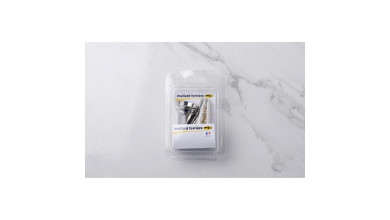 Boîte de 6 douilles inox unies - Boîte de 6 douilles