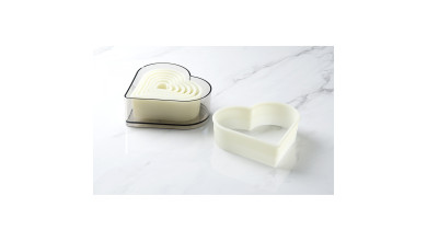 Boîte de 7 découpoirs coeurs unis - Boîte de 7 découpoirs