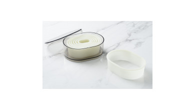 Boîte de 7 découpoirs ovales arrondis unis - Boîte de 7 découpoirs