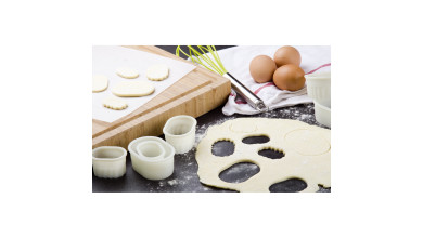 Boîte de 7 découpoirs ovales arrondis unis - Boîte de 7 découpoirs