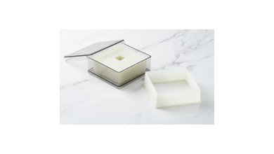 Boîte de 9 découpoirs carrés unis - La boîte de 9 découpoirs