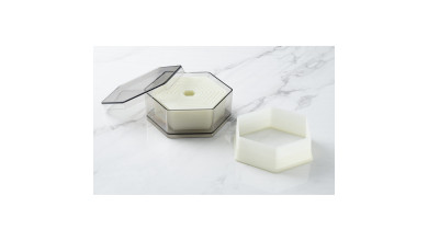 Boîte de 9 découpoirs hexagonaux unis - Boîte de 9 découpoirs