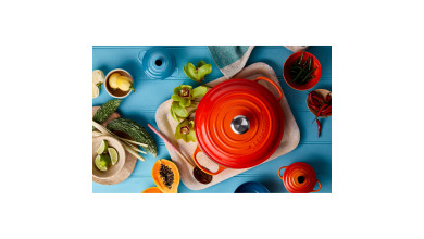 Cocotte en fonte Le Creuset orange volcanique ronde 18 cm - La Cocotte