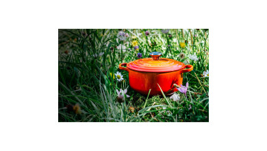 Cocotte en fonte Le Creuset orange volcanique ronde 26 cm - La Cocotte