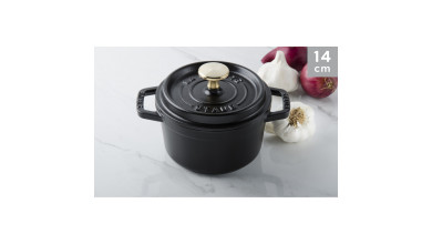 Cocotte fonte noire 14 cm