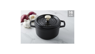 Cocotte fonte noire 16 cm