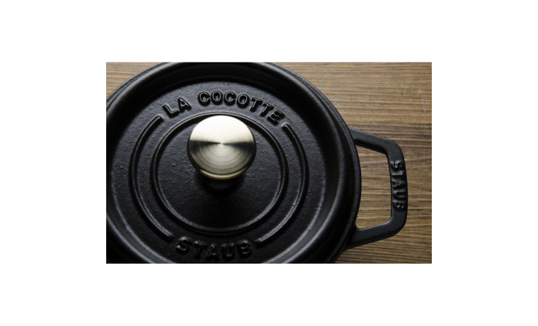 Cocotte fonte noire 18 cm - La Cocotte