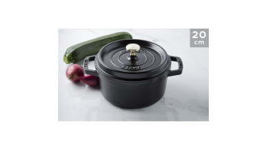 Cocotte fonte noire 20 cm - La Cocotte