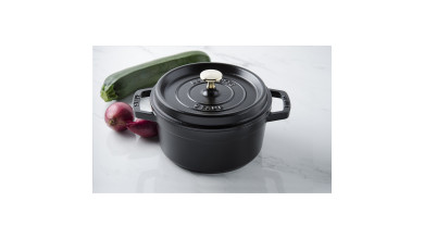 Cocotte fonte noire 20 cm - La Cocotte