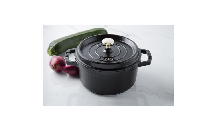 Cocotte fonte noire 20 cm - La Cocotte