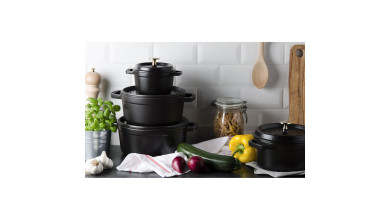Cocotte fonte noire 20 cm - La Cocotte