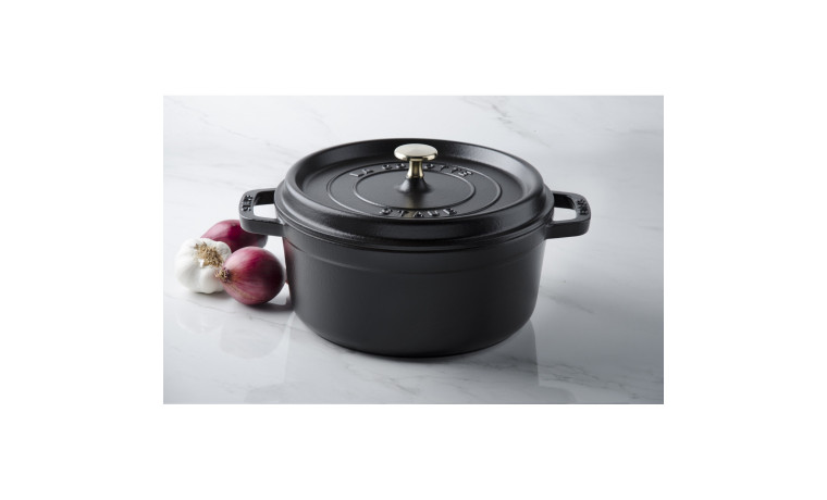 Cocotte fonte noire 24 cm - La Cocotte