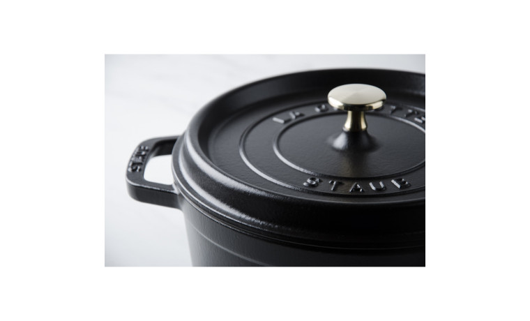 Cocotte fonte noire 24 cm - La Cocotte
