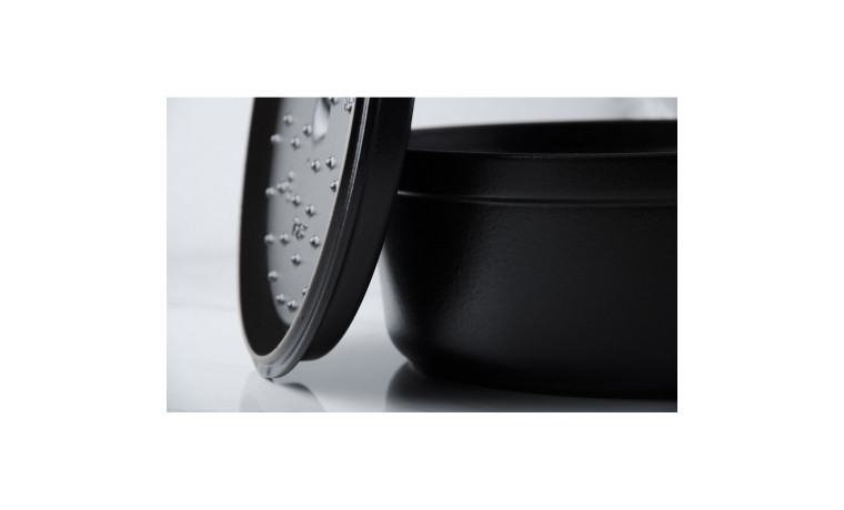 Cocotte fonte noire 24 cm - La Cocotte