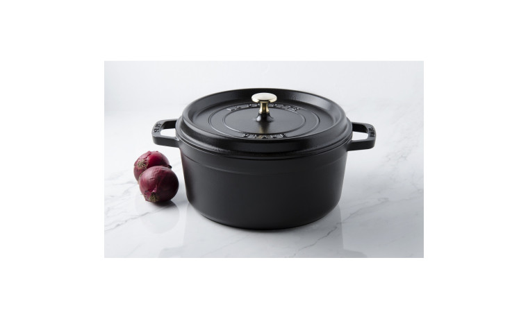 Cocotte fonte noire 26 cm - La Cocotte