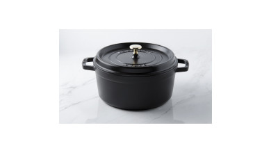 Cocotte fonte noire 30 cm