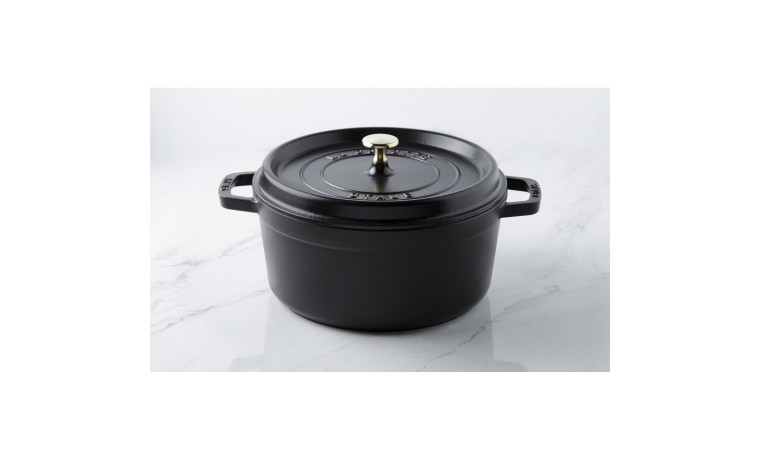 Cocotte fonte noire 30 cm