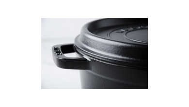Cocotte fonte noire 30 cm