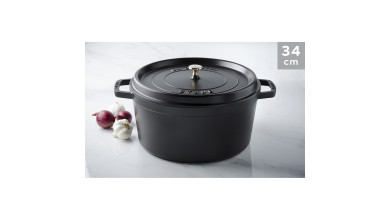 Cocotte fonte noire 34 cm