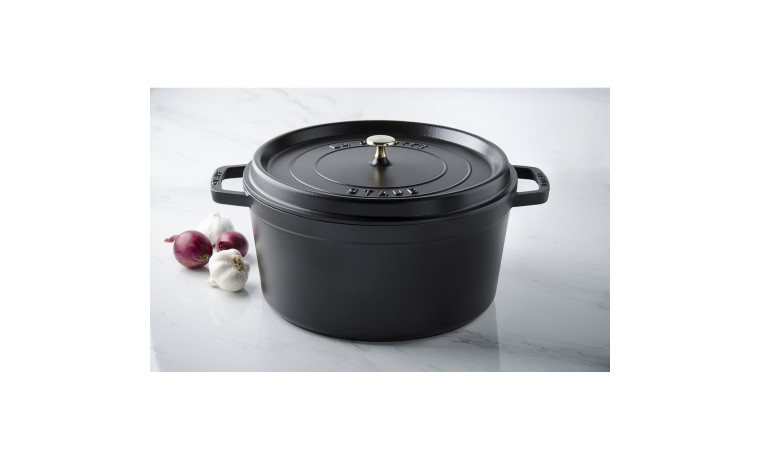 Cocotte fonte noire 34 cm