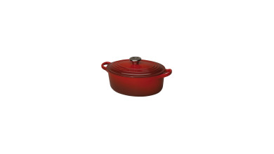 Cocotte Le Creuset en fonte cerise ovale 27 cm