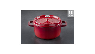 Cocotte Staub Cerise ronde 18 cm