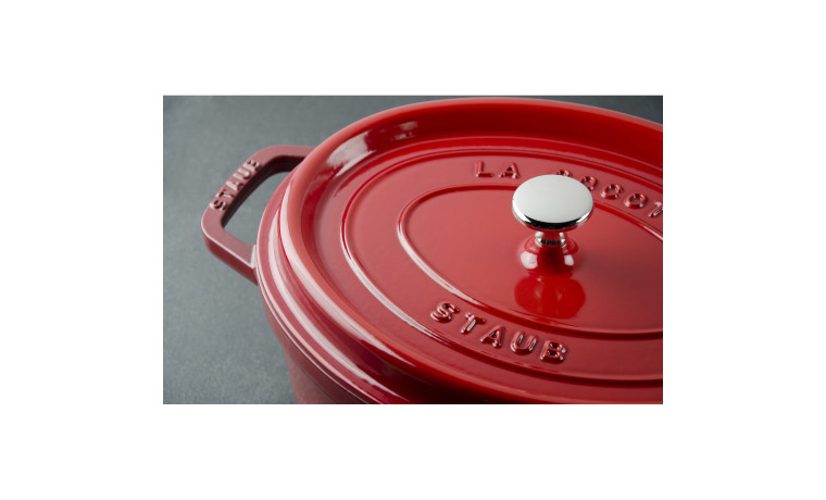 Cocotte Staub Cerise ronde 20 cm - La Cocotte