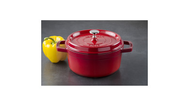 Cocotte Staub Cerise ronde 22 cm - La Cocotte