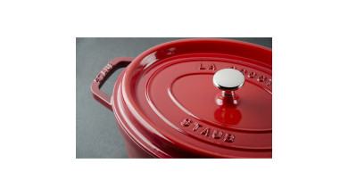 Cocotte Staub Cerise ronde 22 cm - La Cocotte