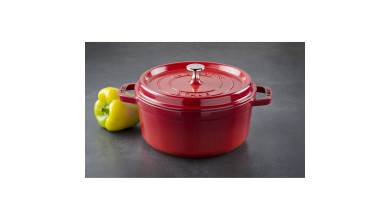 Cocotte Staub Cerise ronde 24 cm