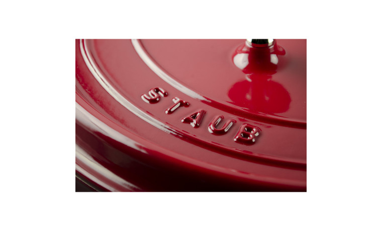 Cocotte Staub Cerise ronde 24 cm