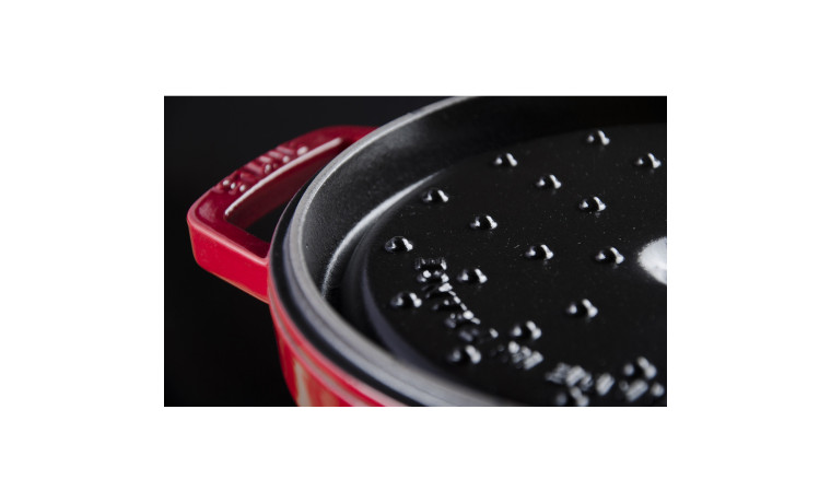 Cocotte Staub Cerise ronde 28 cm - La Cocotte