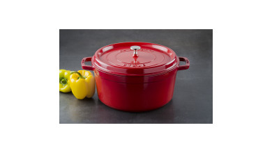 Cocotte Staub Cerise ronde 30 cm - La Cocotte