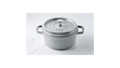 Cocotte Staub Gris graphite ronde 14 cm - La Cocotte