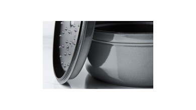 Cocotte Staub Gris graphite ronde 22 cm - La Cocotte
