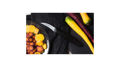 Couteau à légumes lame courbée 6cm - Couteau à légumes 6 cm