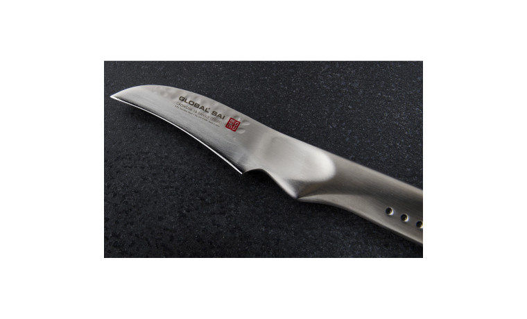 Couteau d'office japonais lame courbe 6,5 cm Global Sai S04R