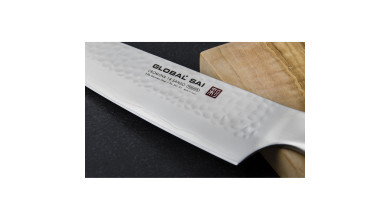 Couteau de cuisine japonais 19 cm Global Sai 01